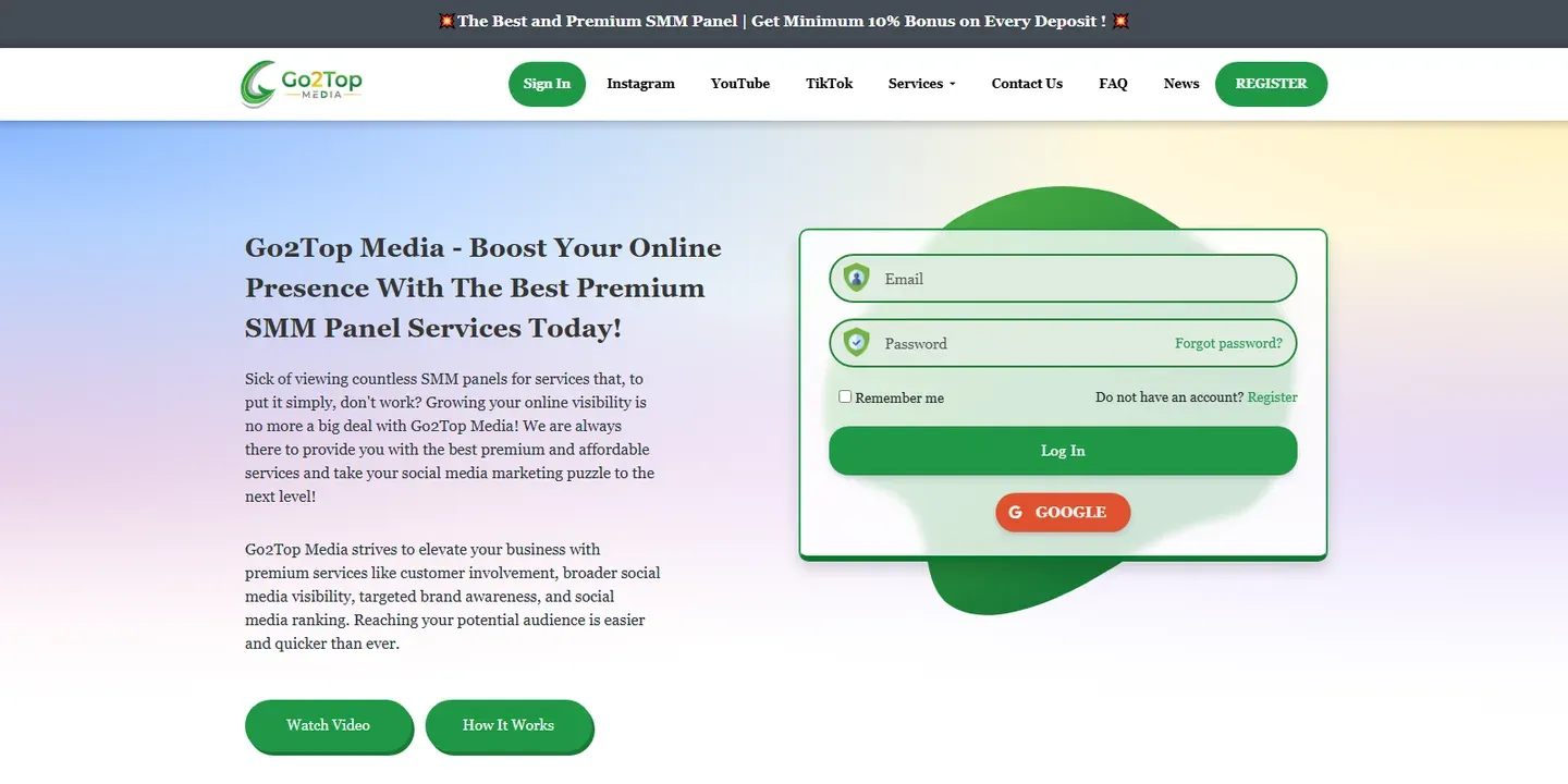 Go2Top Media, a Laravel panel, same platform for English market